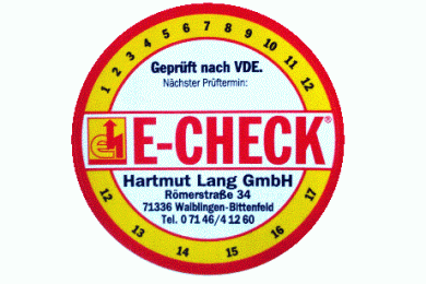 E-Check / Gerätemessung